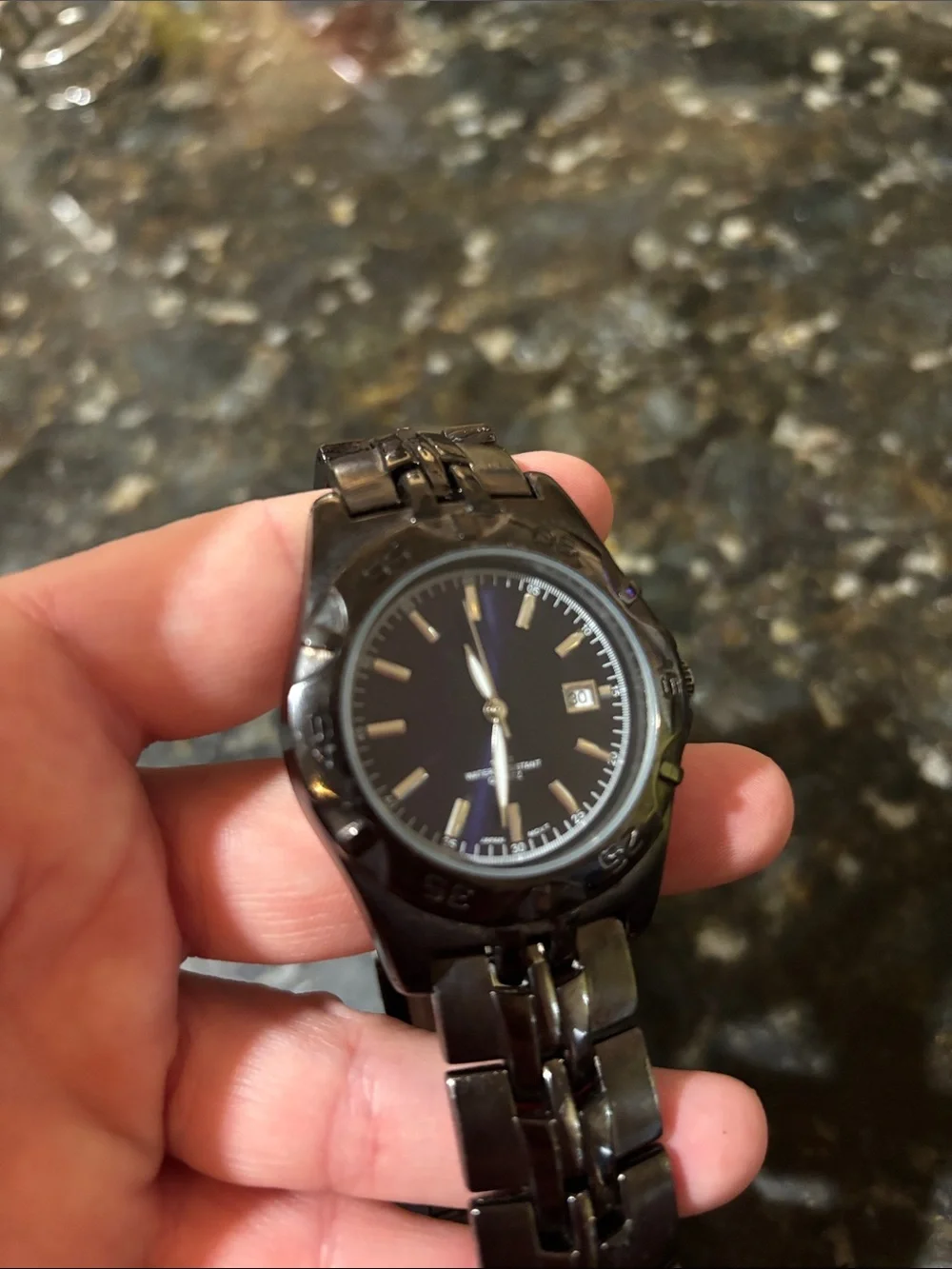 Quartz men’s metal watch!!